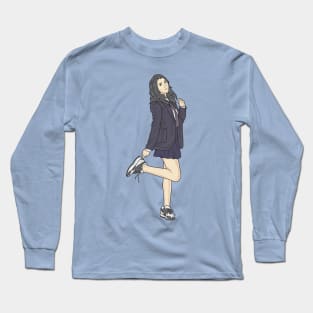 School Girl Korean Long Sleeve T-Shirt